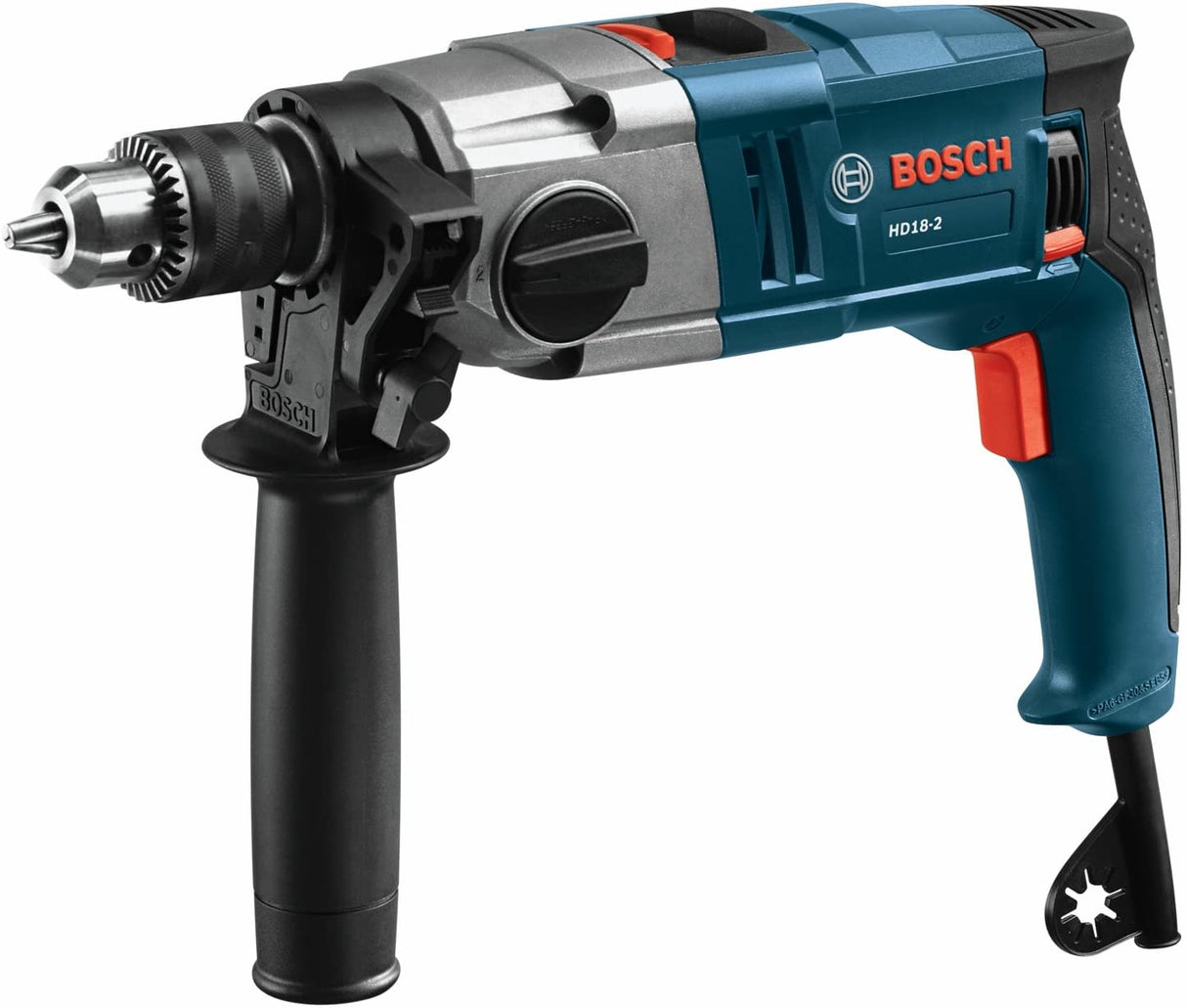 Taladro percutor BOSCH HD18-2 de dos velocidades, 1/2 pulgada - DIGVICE MX