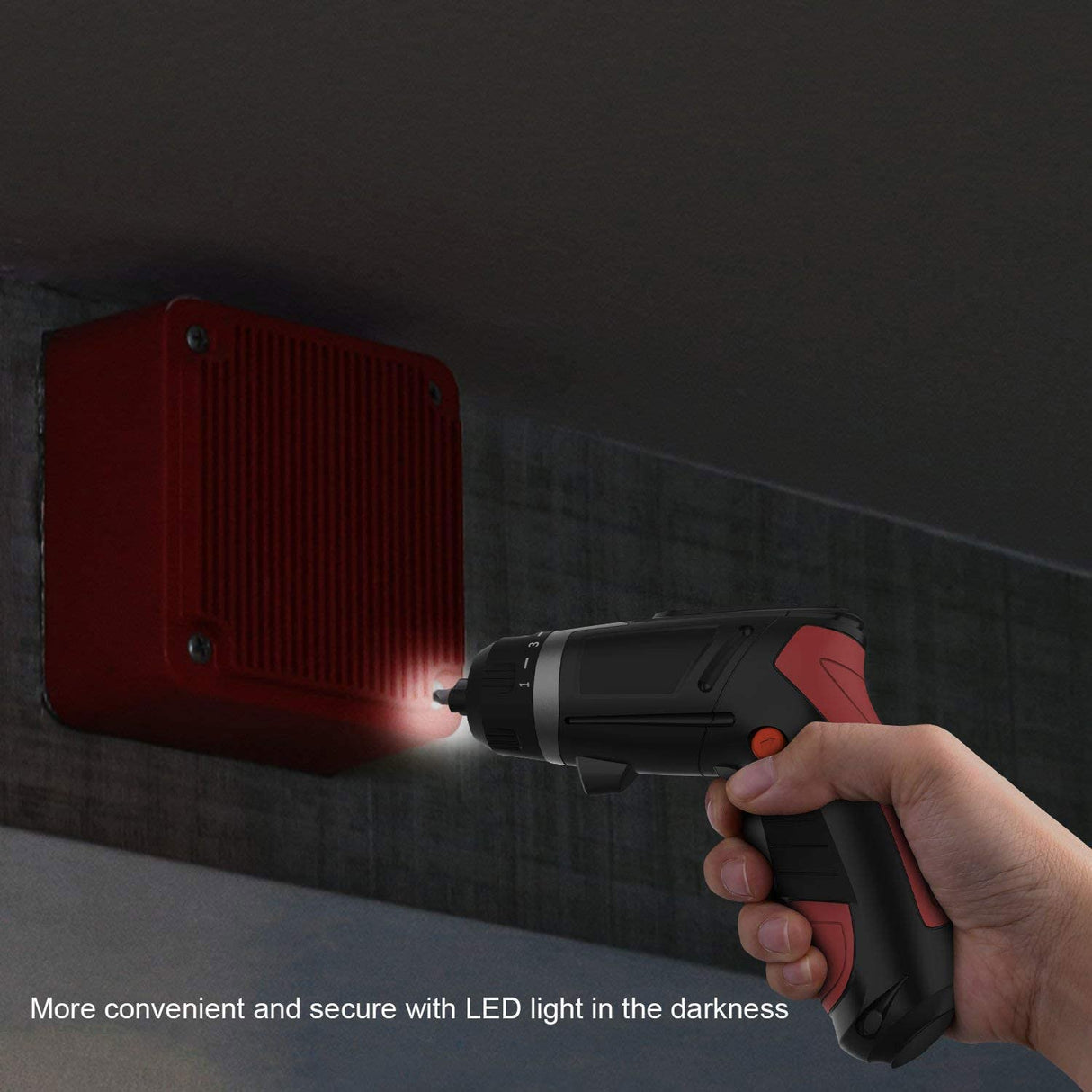 Destornillador inalámbrico MASTER de SALEM, destornillador eléctrico recargable, pistolas de tornillo de iones de litio de 4,8 V con indicador de batería - DIGVICE MX