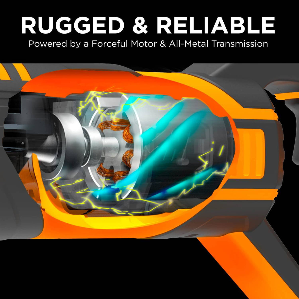 MOTORHEAD Sierra de sable inalámbrica ULTRA de 20 V, iones de litio, protección y cambio de hoja sin herramientas, carrera de 1", 0-3000 SPM, gatillo de velocidad variable, batería de 2 Ah, cargador rápido, bolsa, 2 hojas, basado en EE. UU. - DIGVICE MX