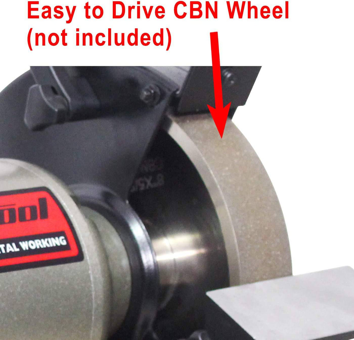 Amoladora de banco de baja velocidad BUCKTOOL de 8 pulgadas compatible con rueda CBN, amoladora de rueda profesional sin oscilaciones, TDS-200C4HL - DIGVICE MX