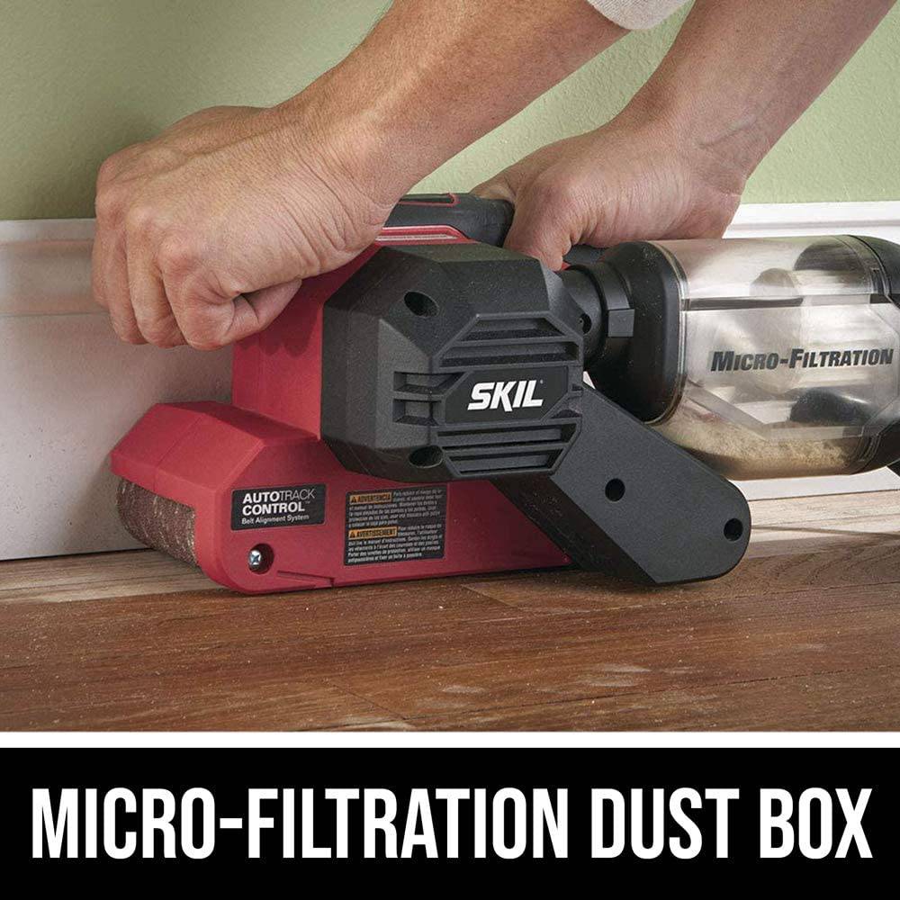 Skil 7510-01 Lijadora de banda de 120 voltios, 3 pulgadas x 18 pulgadas - DIGVICE MX