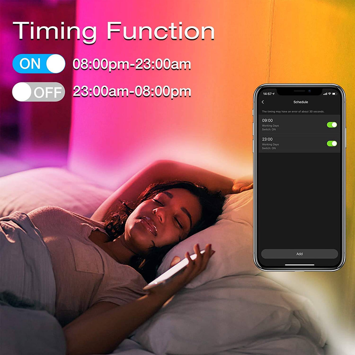 DAYBETTER Smart WiFi luces LED de 100 pies, tira de luces LED controlada por aplicación Tuya, funciona con Alexa y Google Assistant, tira de luces LED con temporizador - DIGVICE MX