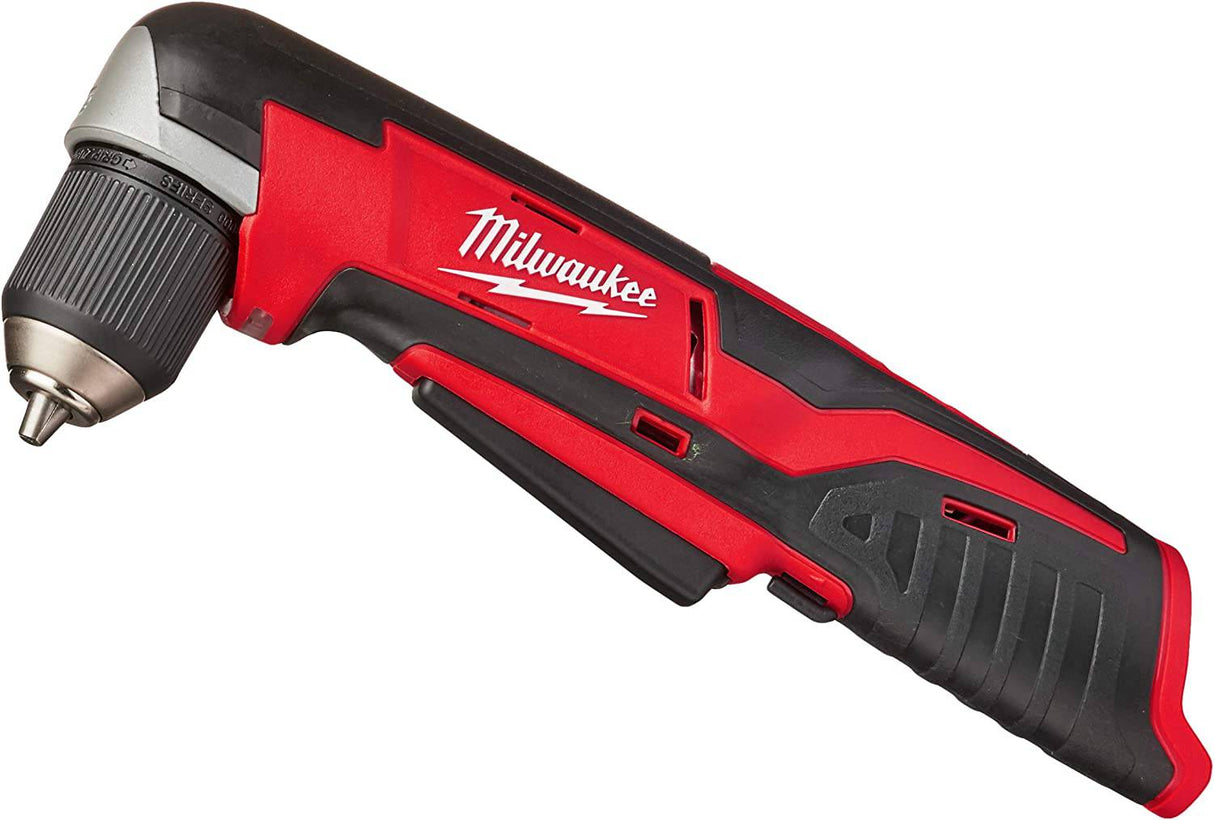 Milwaukee 2415-20 M12 Taladro de ángulo recto inalámbrico de iones de litio de 12 voltios, 3/4 pulgadas, herramienta básica, mediano - DIGVICE MX
