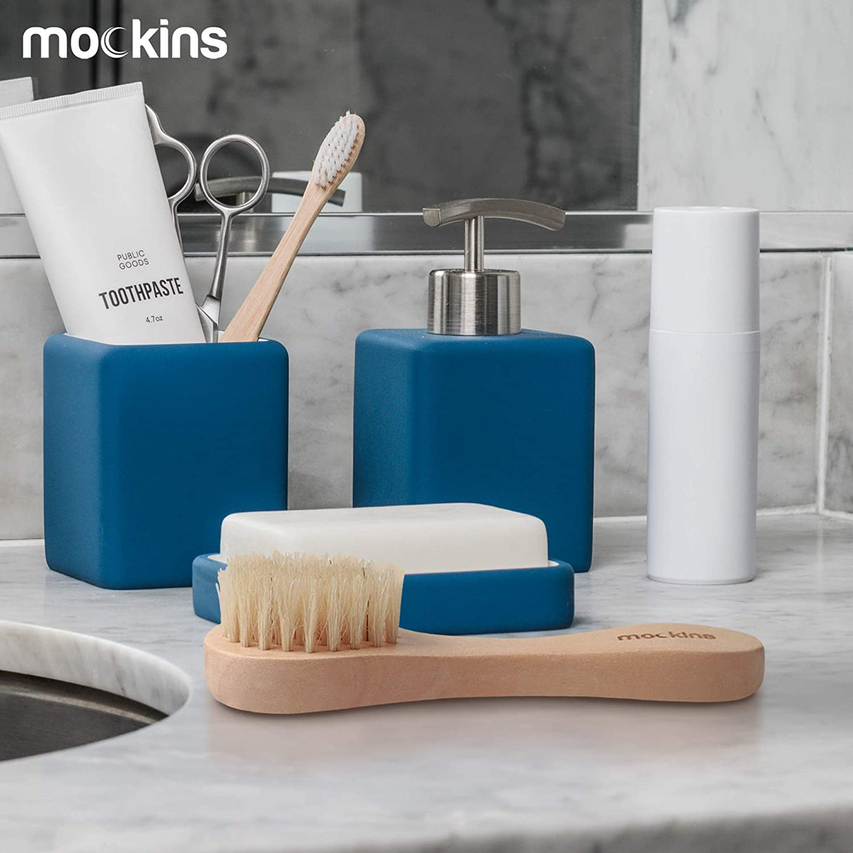 Nevlers - Juego de cepillos para el cuerpo de jabalí natural con cepillo para celulitis desmontable, mango largo de madera para cepillado en seco y cepillo facial | Kit Perfecto para Exfoliar y Aliviar