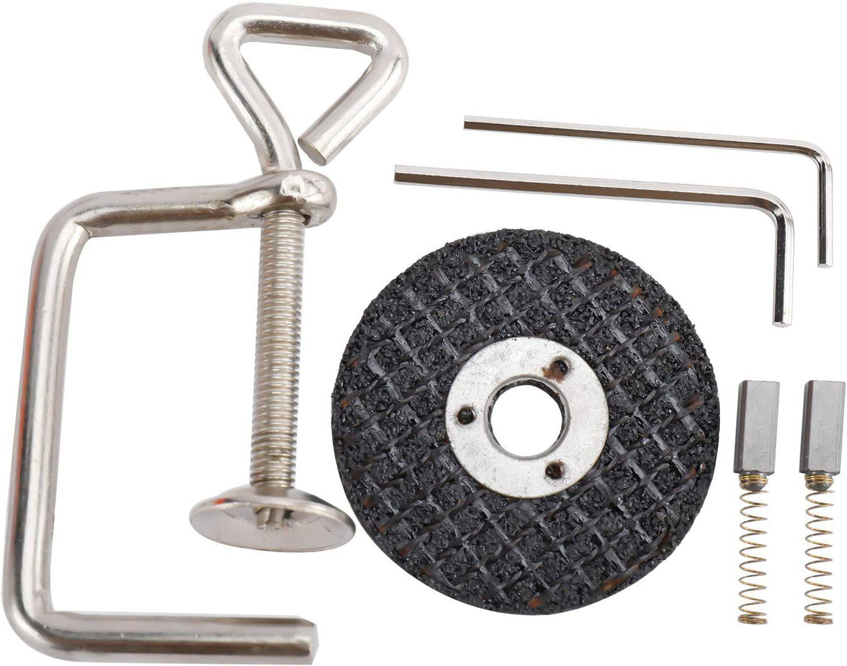 YaeKoo 110V Mini sierra de inglete de corte superior de banco con calibre de inglete 2 cuchillas para corte de artes y manualidades de metal, madera y plástico - DIGVICE MX