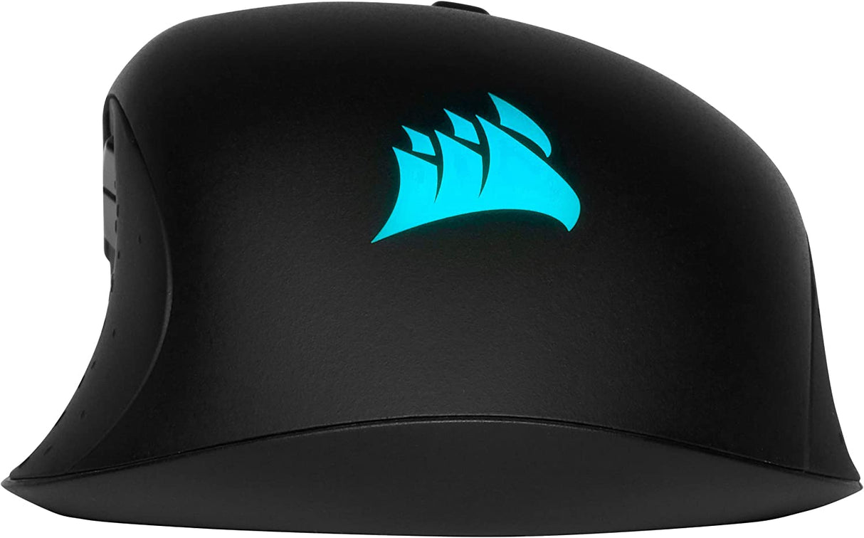 Corsair Harpoon RGB Wireless - Ratón inalámbrico recargable para juegos con tecnología SLIPSTREAM - Sensor óptico de 10.000 DPI