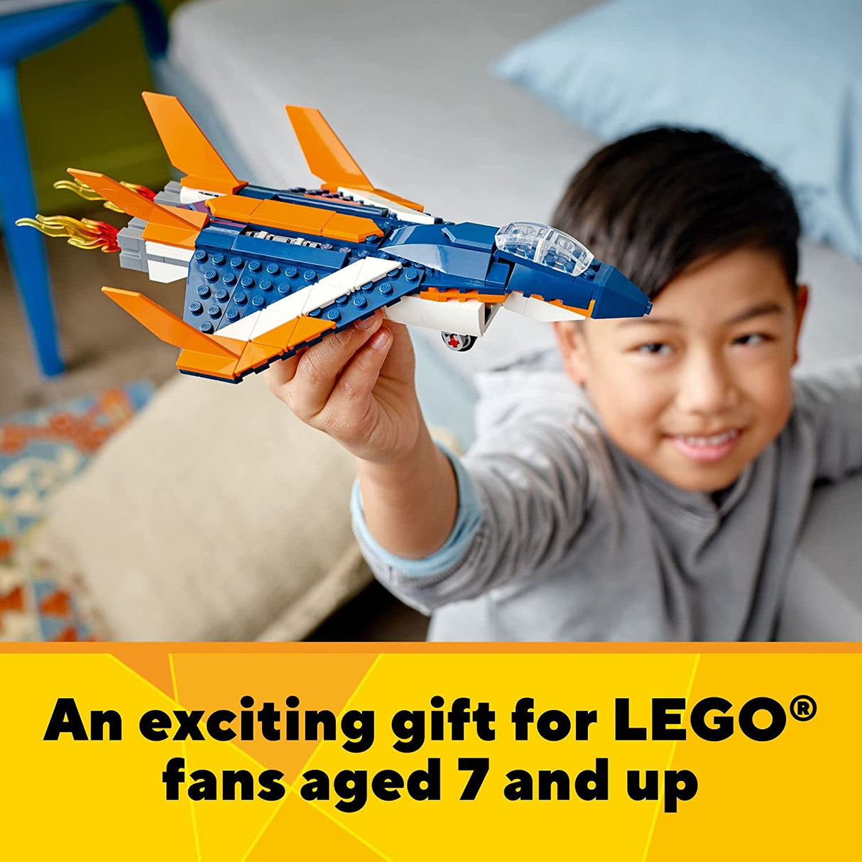 LEGO Creator 3in1 Supersonic-Jet 31126 (215 piezas)