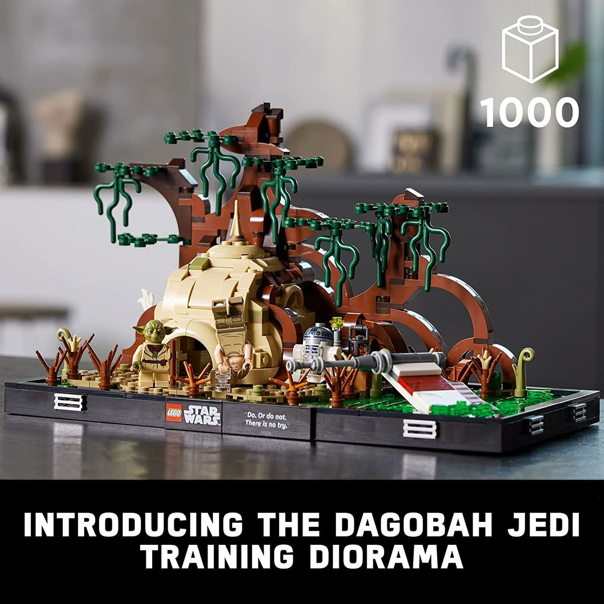 LEGO Star Wars Dagobah Jedi Training Diorama 75330 Juego de construcción para adultos (1000 piezas)