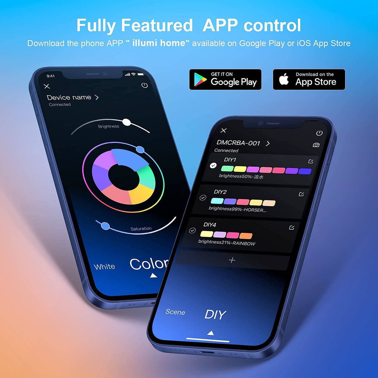 Nexillumi Tira de luces LED de 6.56 pies para TV LED de retroiluminación para TV de 24 a 60 pulgadas, tira de LED RGB alimentada por USB, control de aplicaciones, sincronización con música, iluminación polarizada, 5050 RGB para espejo, PC, Android iOS - DIGVICE MX