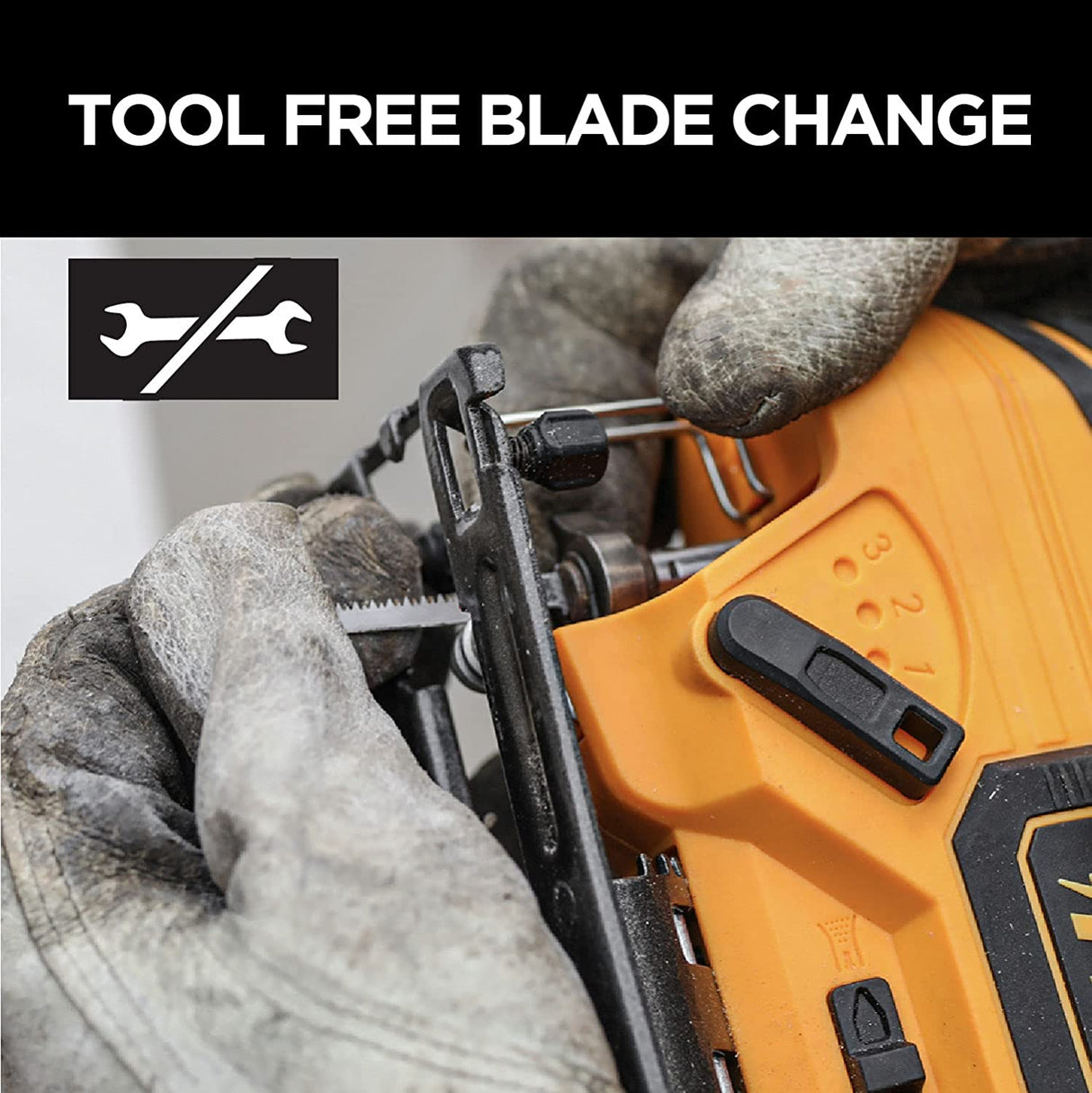 MOTORHEAD Sierra caladora inalámbrica ULTRA de 20 V, iones de litio, LED, láser y guía de borde, bisel de 0-45°. Carrera de 80", 2700 SPM, velocidad variable, cambio de hoja sin herramientas, batería de 2 Ah, cargador, bolsa, 3 hojas, - DIGVICE MX