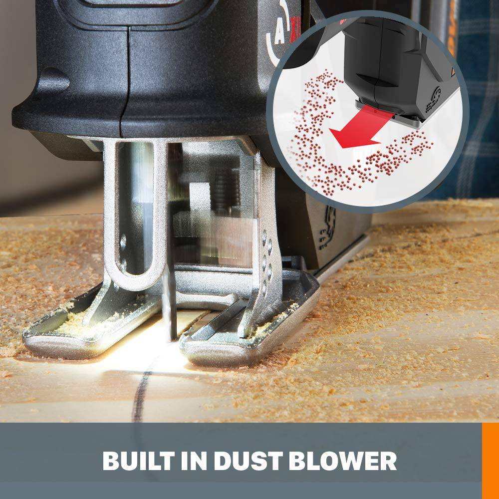 WORX WX550L 20V Power Share Axis Sierra alternativa y caladora inalámbrica - DIGVICE MX