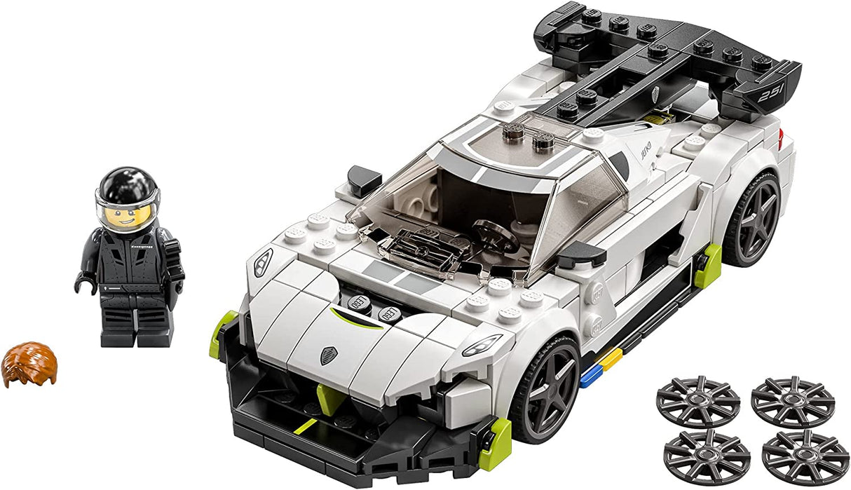 LEGO Speed Champions Koenigsegg Jesko 76900 Juego de juguetes de construcción para niños, niños y niñas a partir de 7 años (280 piezas)
