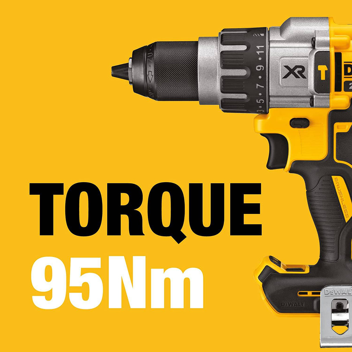 DEWALT 20V MAX XR Taladro percutor, sin escobillas, 3 velocidades, solo herramienta (DCD996B) - DIGVICE MX