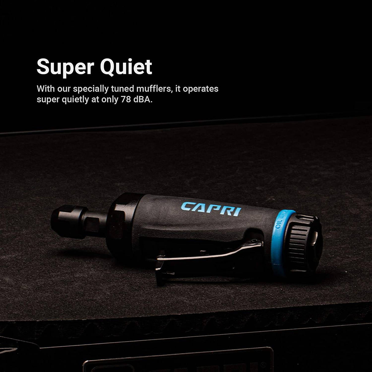 Capri Tools 1/4 pulg. 1 HP Amoladora de troquel recto de aire (CP32500) - DIGVICE MX