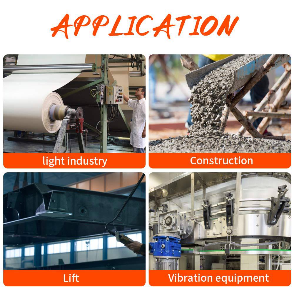 TOAUTO - Vibrador de hormigón Motor de vibración 100W AC 110V 3600rpm Vibradores vibradores de aleación de aluminio para mesa agitadora (100W) - DIGVICE MX