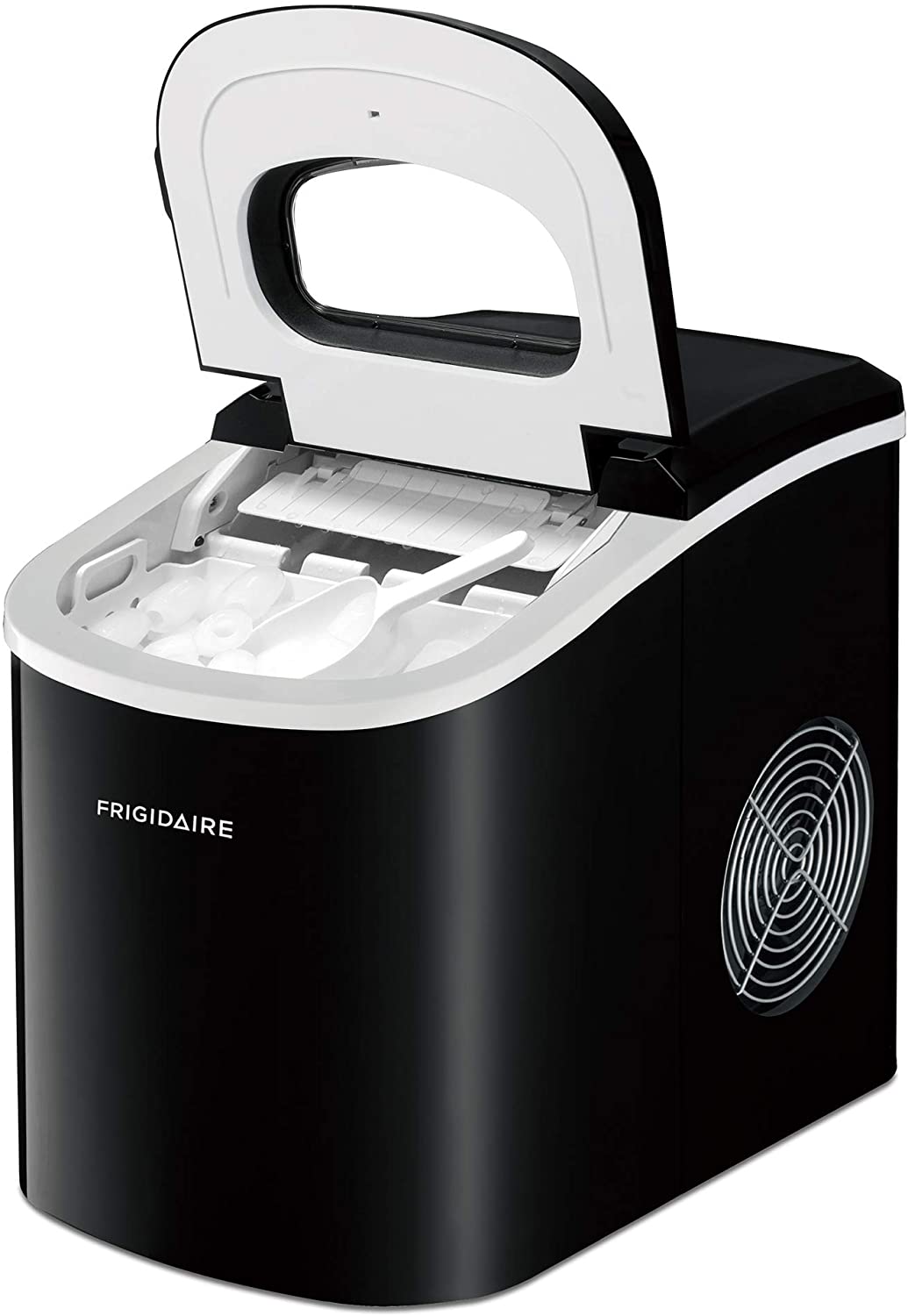 FRIGIDAIRE EFIC101-BLACK Fabricante compacto portátil, 26 lb por día, máquina para hacer hielo, negro - DIGVICE MX