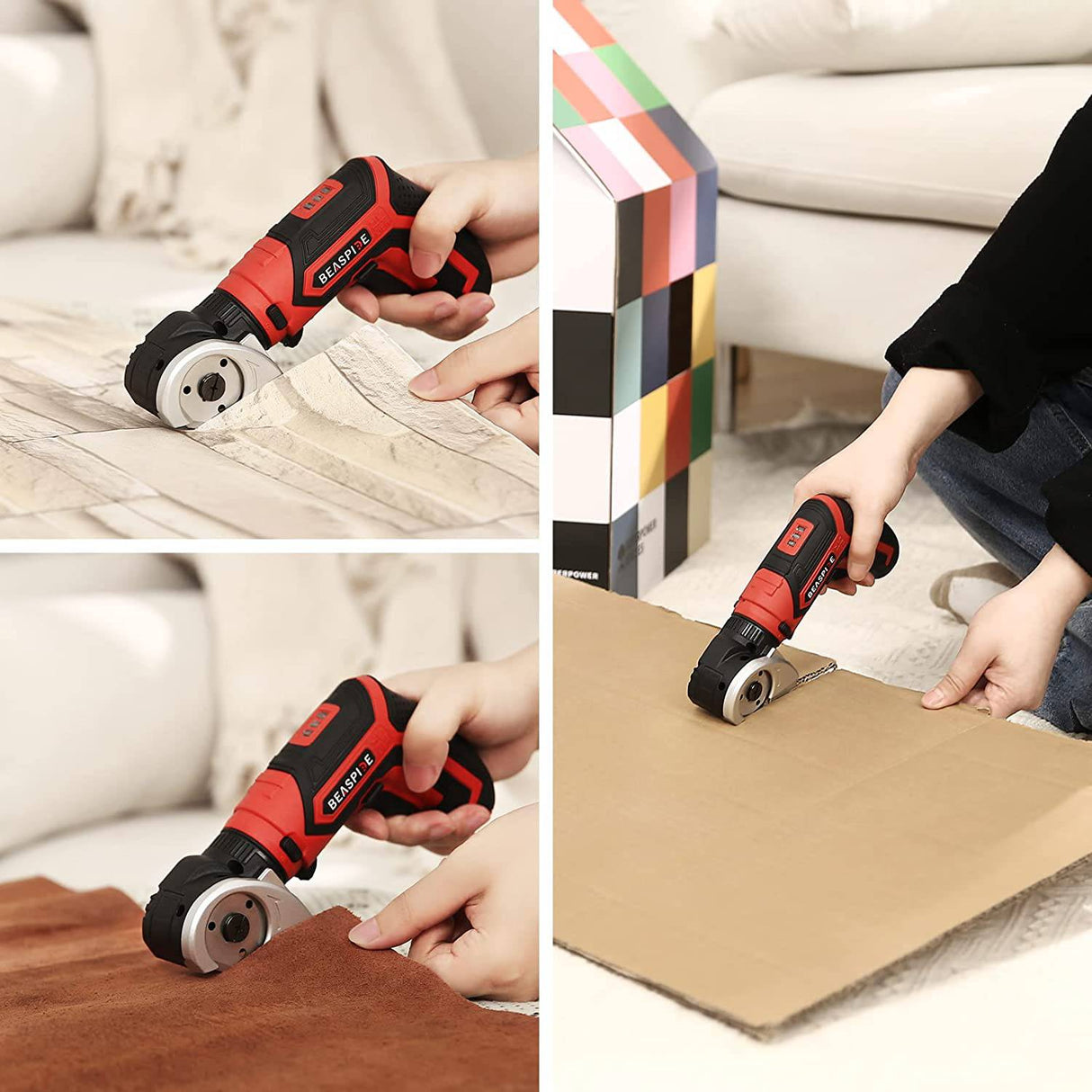 Beaspire Kit de destornillador inalámbrico multifunción 5 en 1, destornillador eléctrico magnético recargable eléctrico de 4 V 1,5 Ah, con 26 puntas de destornillador y extensión de broca, accesorio y bolsa de transporte - DIGVICE MX