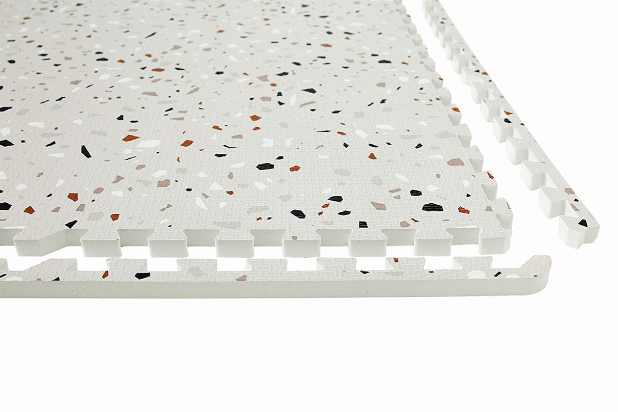 Yay Mats Alfombra de juegos para bebé extra grande y elegante. Espuma suave, gruesa y no tóxica cubre baldosas expandibles de 6 pies x 4 pies con bordes Tapete de juegos para bebés y niños Tapete para el tiempo boca abajo - DIGVICE MX