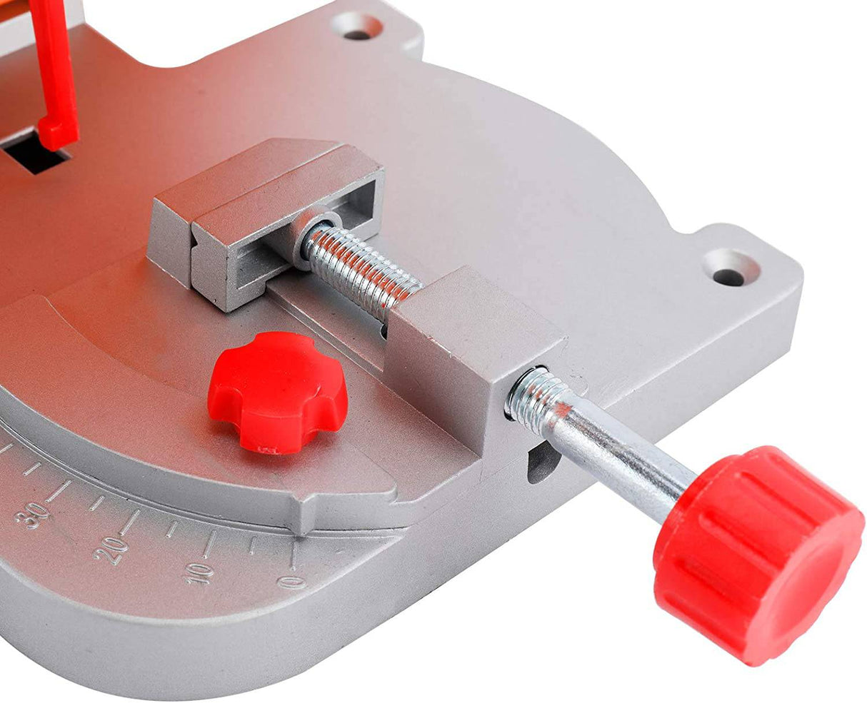 YaeKoo 110V Mini sierra de inglete de corte superior de banco con calibre de inglete 2 cuchillas para corte de artes y manualidades de metal, madera y plástico - DIGVICE MX