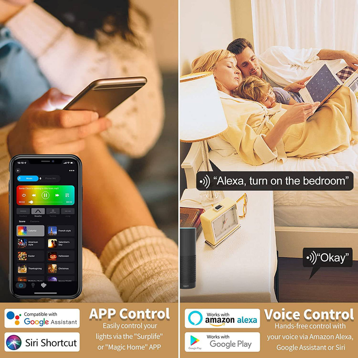 MagicLight Smart BR30 Bombillas de luz de inundación, intensidad regulable que cambia de color, equivalente a 100 W, luz LED empotrable, bombillas de luz WiFi, funciona con Alexa Google Assistant SmartThings (2 unidades) - DIGVICE MX