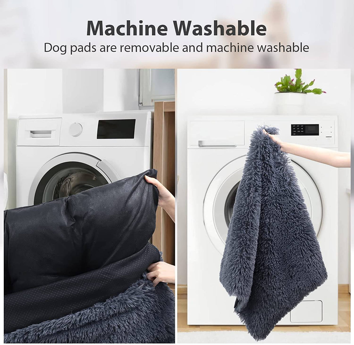 CHAMPETS - Almohadilla para cama de perro, camas para perros grandes, camas suaves de felpa de lujo para mascotas, funda extraíble lavable, alfombrilla resistente al agua para mascotas SMALL - DIGVICE MX