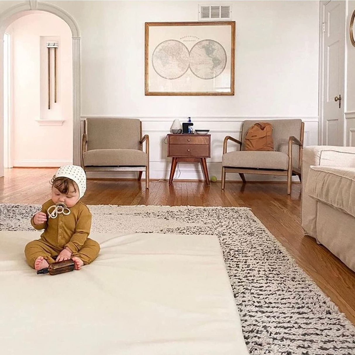 Gahroo - Tapete de cuero vegano para bebés - DIGVICE MX