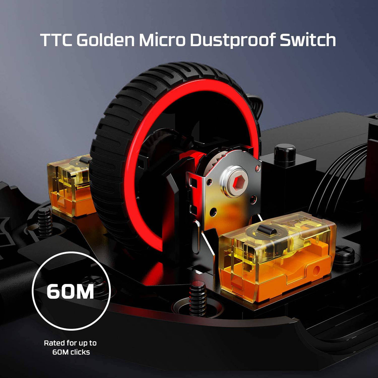 HyperX Pulsefire Haste: mouse para juegos, ultraligero, 59 g, carcasa de nido de abeja, diseño hexagonal, RGB, cable USB HyperFlex, hasta 16000 DPI, 6 botones programables