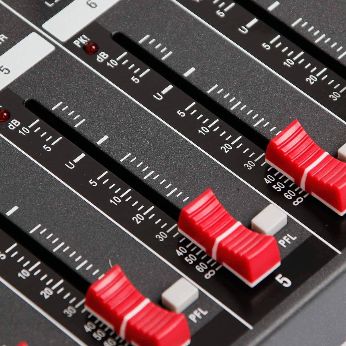 Fineshine Mezclador de audio de 12 canales Consola de mezcla de sonido con USB Bluetooth, entrada de grabación de PC, conector de micrófono XLR, alimentación de 48 V, entrada/salida RCA para profesionales y principiantes (12 canales)