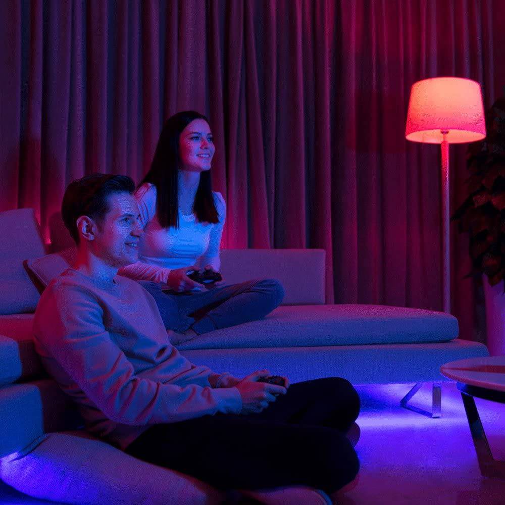 Yeelight Bombilla LED inteligente, 16 millones de colores, E26, 10 W, 110 V, RGB, regulable, 800 lm, bombillas Wi-Fi, compatible con Alexa, Asistente de Google (multicolor) - DIGVICE MX