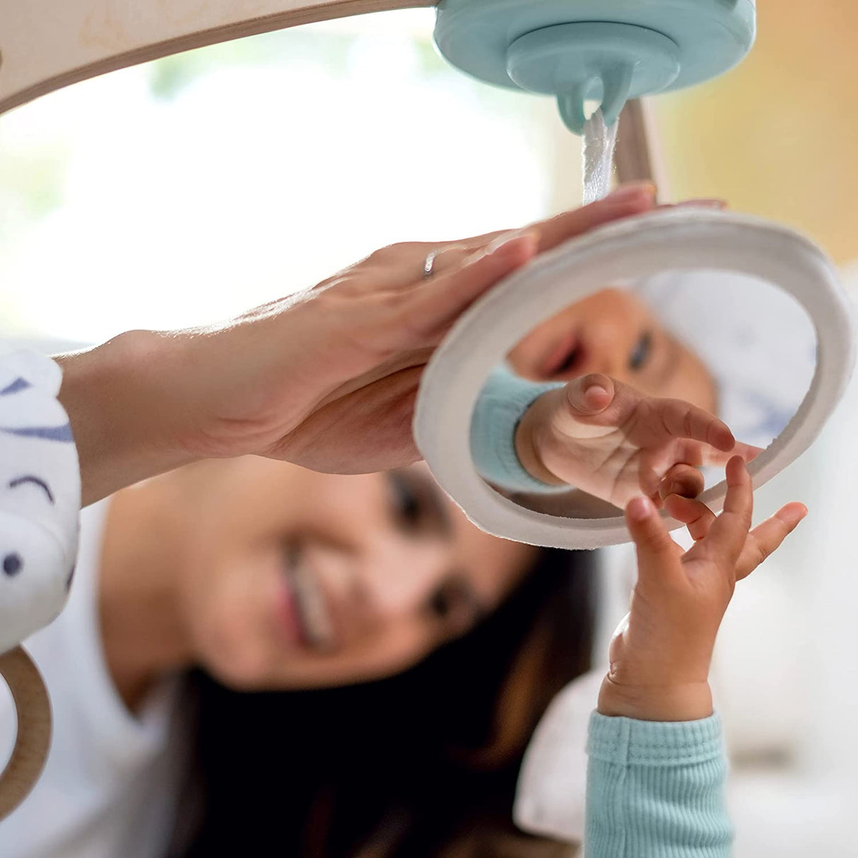 aden + anais Play and Discover Baby Activity Gym - Más de 30 beneficios para el desarrollo - 3 juguetes acoplables + almohada de felpa para el tiempo boca abajo - DIGVICE MX