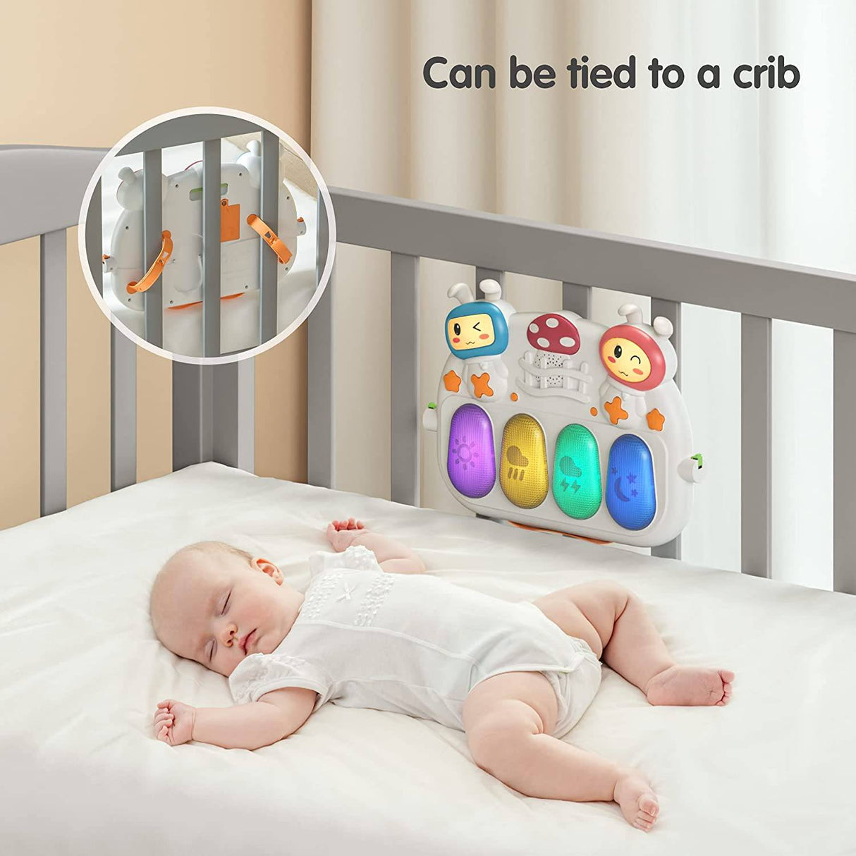 TUMAMA Dinosaur Baby Gym, control remoto Baby Activity Gym Playmats, Kick and Play Piano Baby Play Mat para niños y niñas recién nacidos - DIGVICE MX