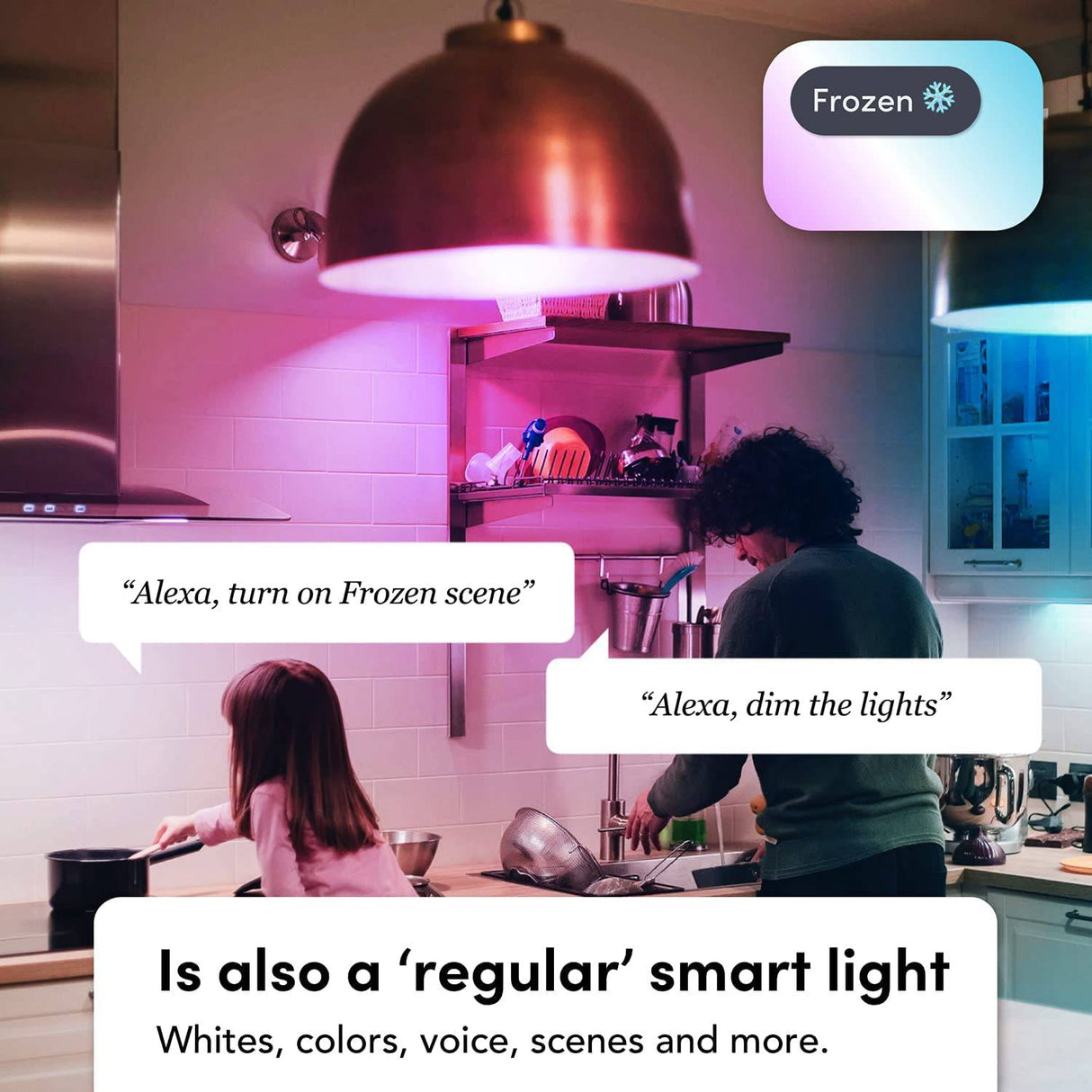 LIFX Clean, A19 1100 lúmenes, a todo color con HEV antibacteriano, bombilla LED inteligente Wi-Fi, no requiere puente, compatible con Alexa, Hey Google, HomeKit y Siri (paquete de 2) - DIGVICE MX