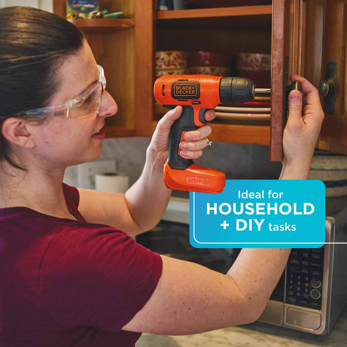 BLACK+DECKER - Taladro inalámbrico 8V MAX (BDCD8C) - DIGVICE MX