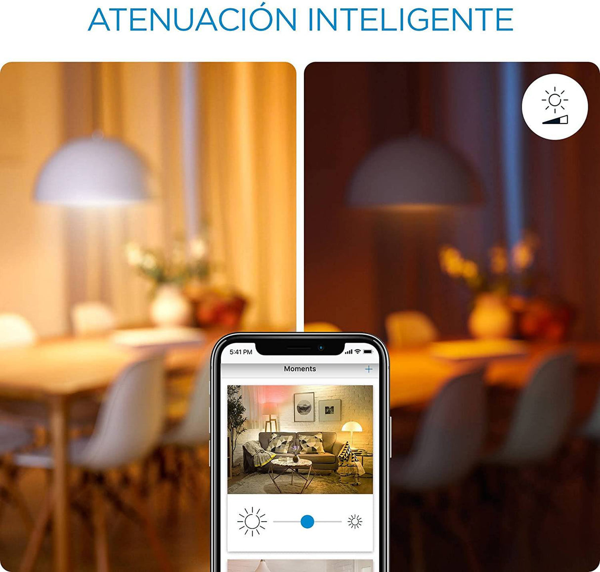 WiZ Connected Color 60 W A19 Smart WiFi Bombilla, 16 millones de colores, compatible con Alexa y Google Home Assistant, no requiere concentrador, 1 bombilla - DIGVICE MX