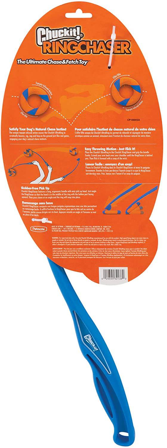 Chuckit! - Juguete para perro con lanzador de anillos - DIGVICE MX