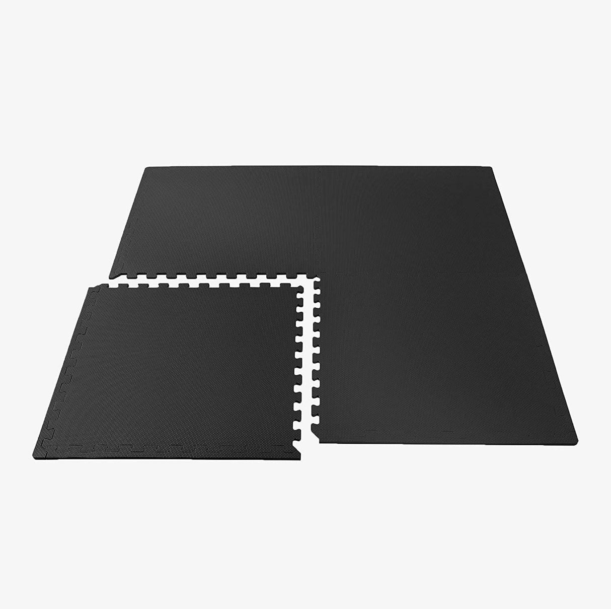 We Sell Mats - Tapetes ejercicio multiusos de 3/8 pulgadas de grosor con espuma EVA, azulejos entrelazados, antifatiga para el hogar o el gimnasio, 24 pulgadas x 24. 6 PZA