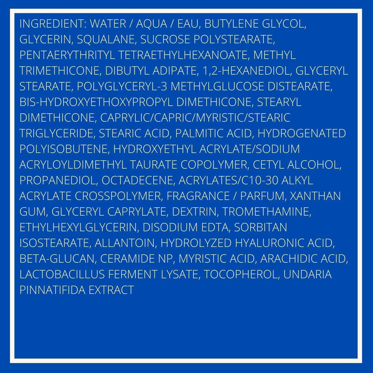 LANEIGE Water Bank Blue Hyaluronic Cream Hidratante: Hidrata y Nutre - 1.6 Fluid Ounces