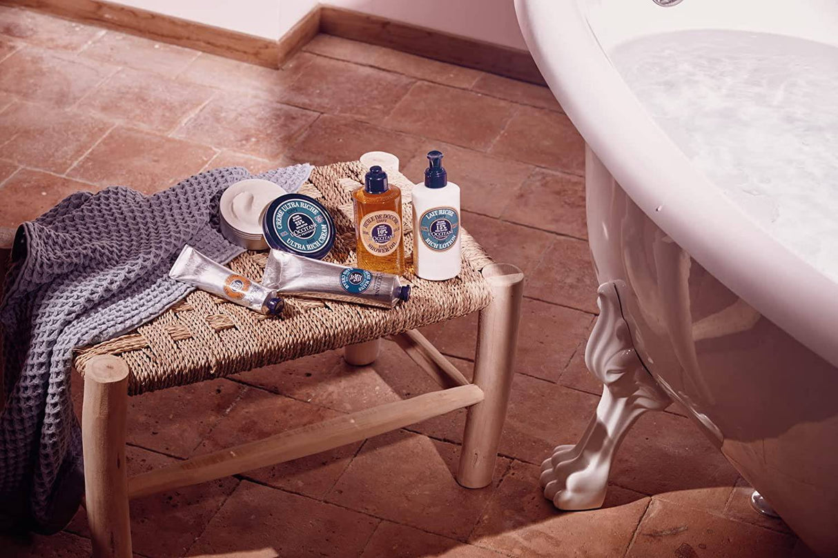 L'Occitane Aceite de ducha corporal de karité con 10% de aceite de karité, 8.4 onzas líquidas