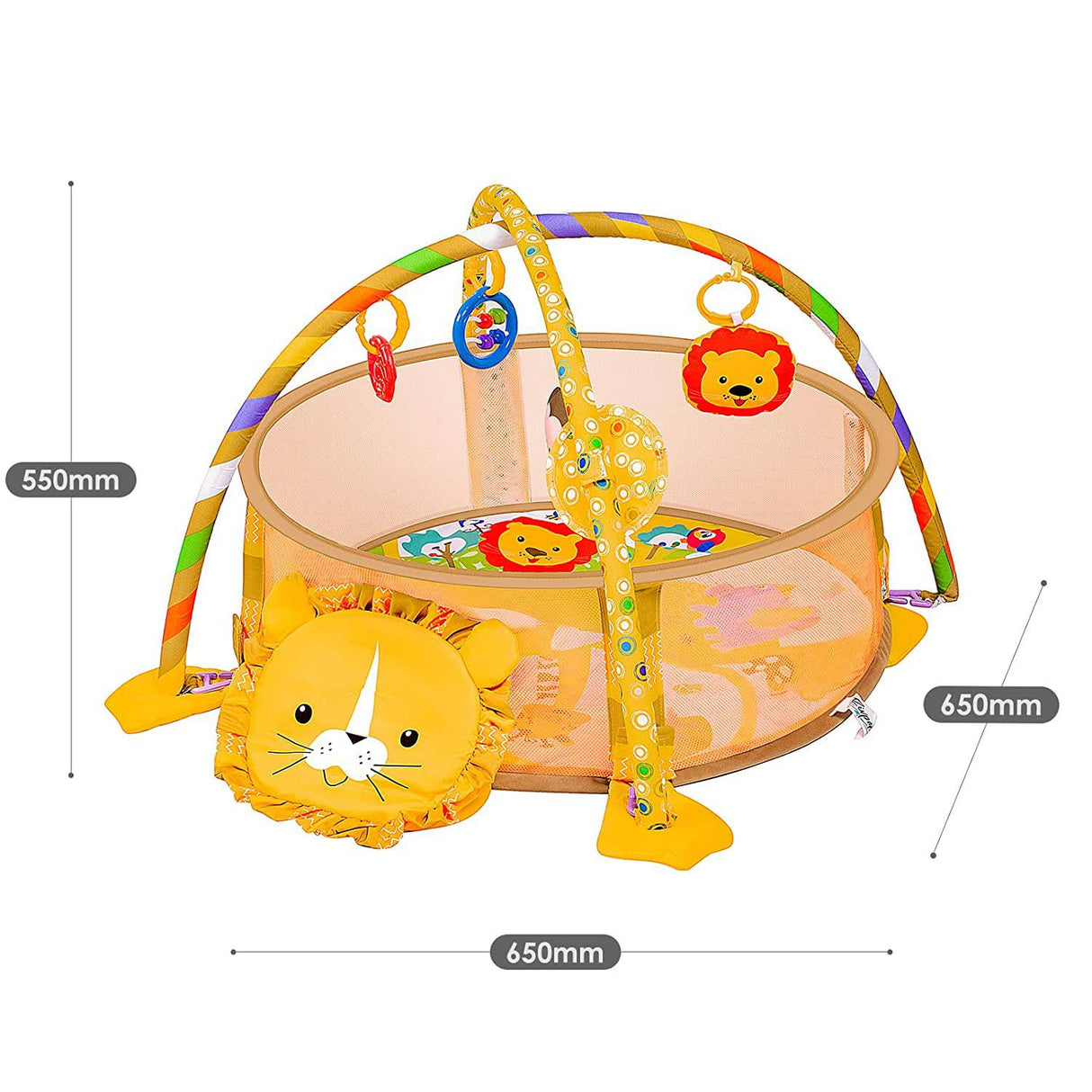 Rivpabo Baby Play Mat para bebé, Baby Gym Play Mat 4 en 1, Gruesa Baby Play Mat Activity Mat Gym, Crawling Gym Mat Activity Center, Baby Girl Boy Kick and Play Mat, para el desarrollo temprano del recién nacido - DIGVICE MX