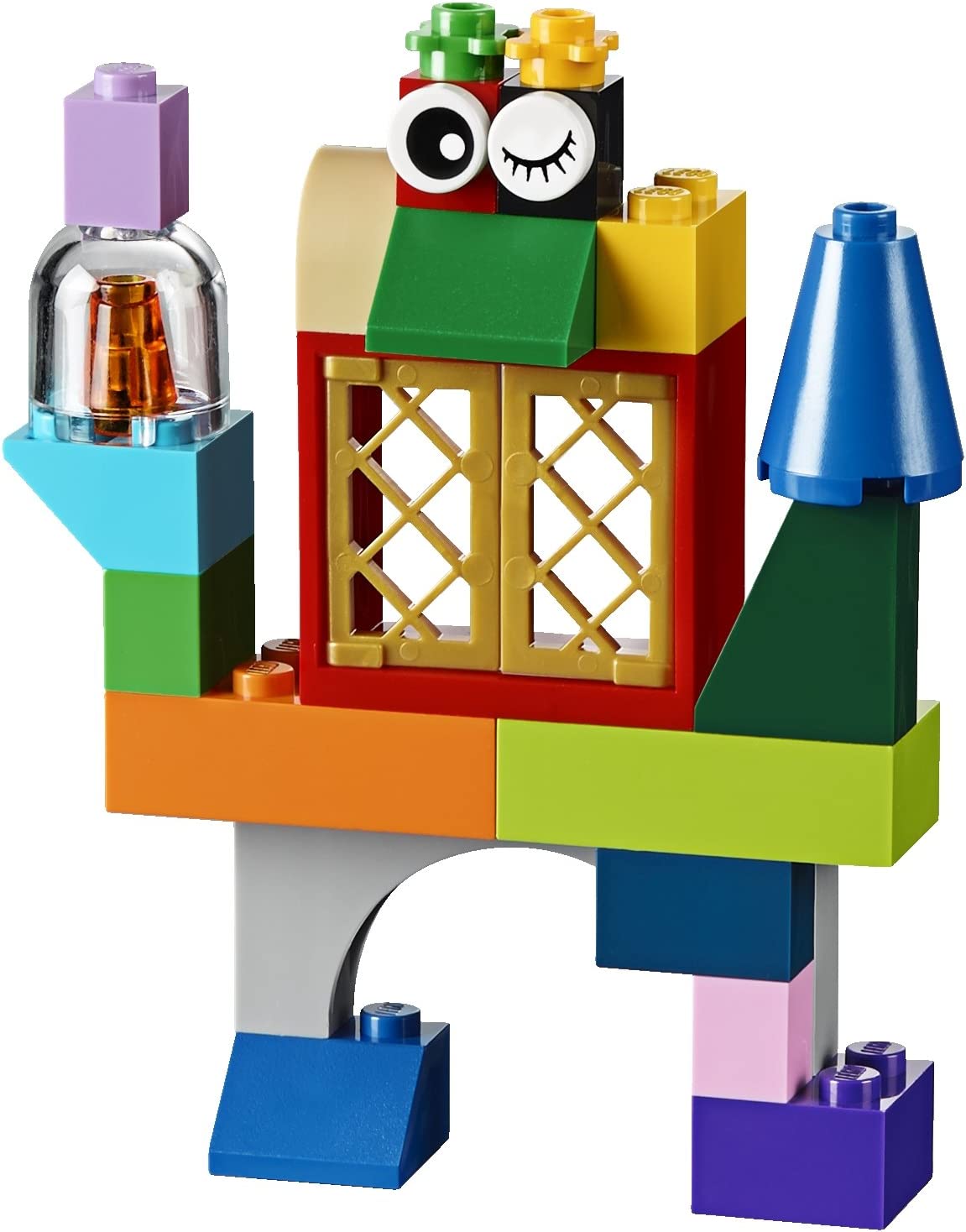 LEGO Classic Large Creative Brick Box 10698 Juego de juguetes de construcción para niños, niños y niñas de 4 a 99 años (790 piezas)