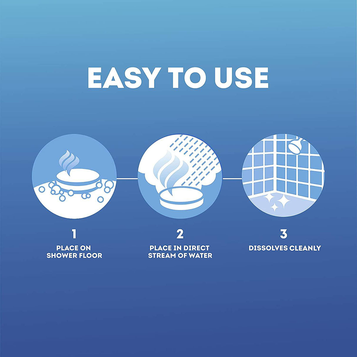 Vicks VapoShower Plus, tabletas de bomba de ducha, aromaterapia de vapor de vapor no medicado fuerte calmante con eucalipto y mentol, contiene aceites esenciales, 12 tabletas