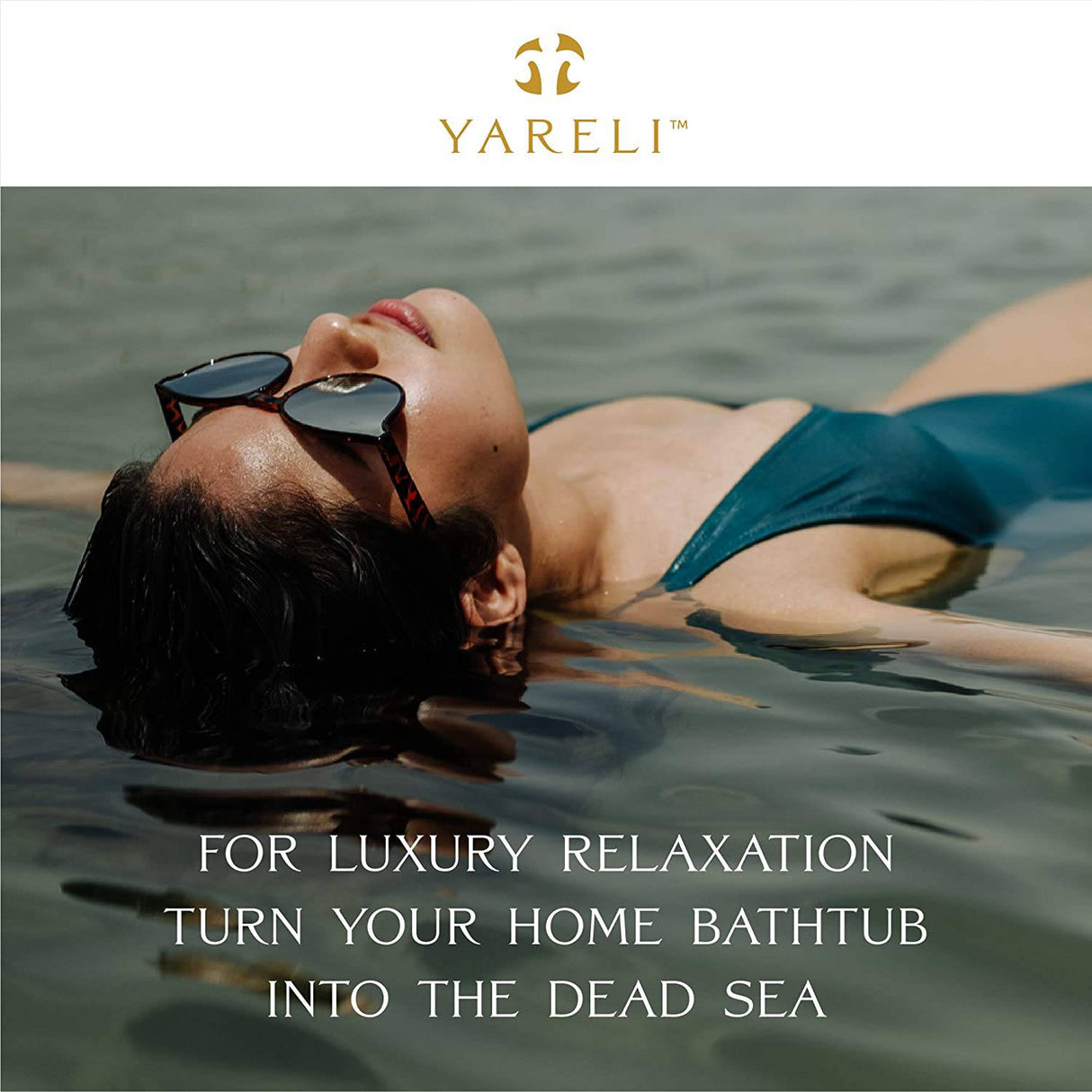 Yareli Dead Sea Bath & Foot Soak, copos de sal de baño de magnesio sin perfume, alternativa más fuerte a la sal de Epsom 15 libras