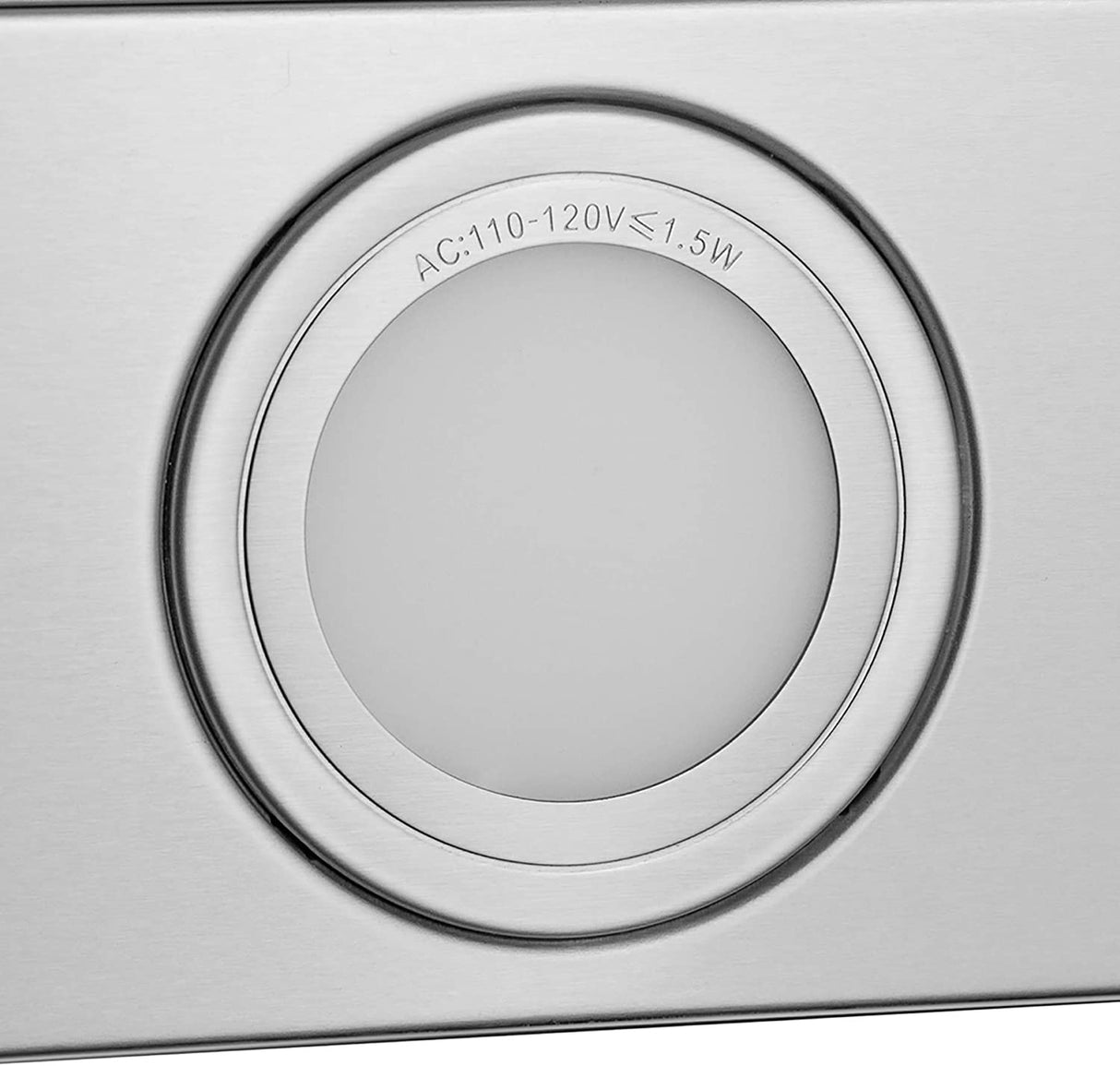 AKDY Campana extractora de montaje en pared de 30" en acero inoxidable con LED, control de presión y 2 filtros de carbón - DIGVICE MX