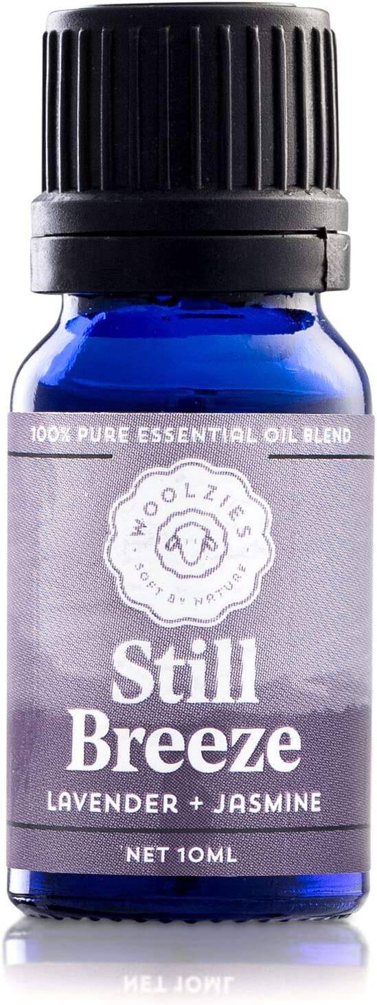 Woolzies Bolas de lana para secadora orgánicas: 6 bolas de lavandería XL para secadora + 10 ml de aceite esencial Still Breeze Combo para usar como suavizante de telas 100% puro y natural | La mejor colada de ovillos de lana perfumada - DIGVICE MX