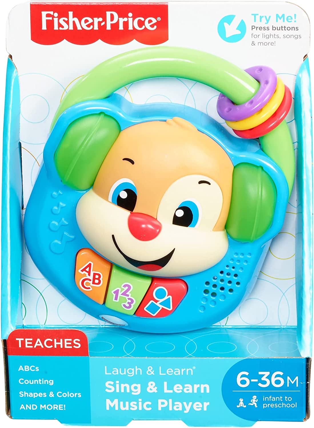 Fisher-Price Laugh & Learn Sing & Learn Reproductor de música - FGW16