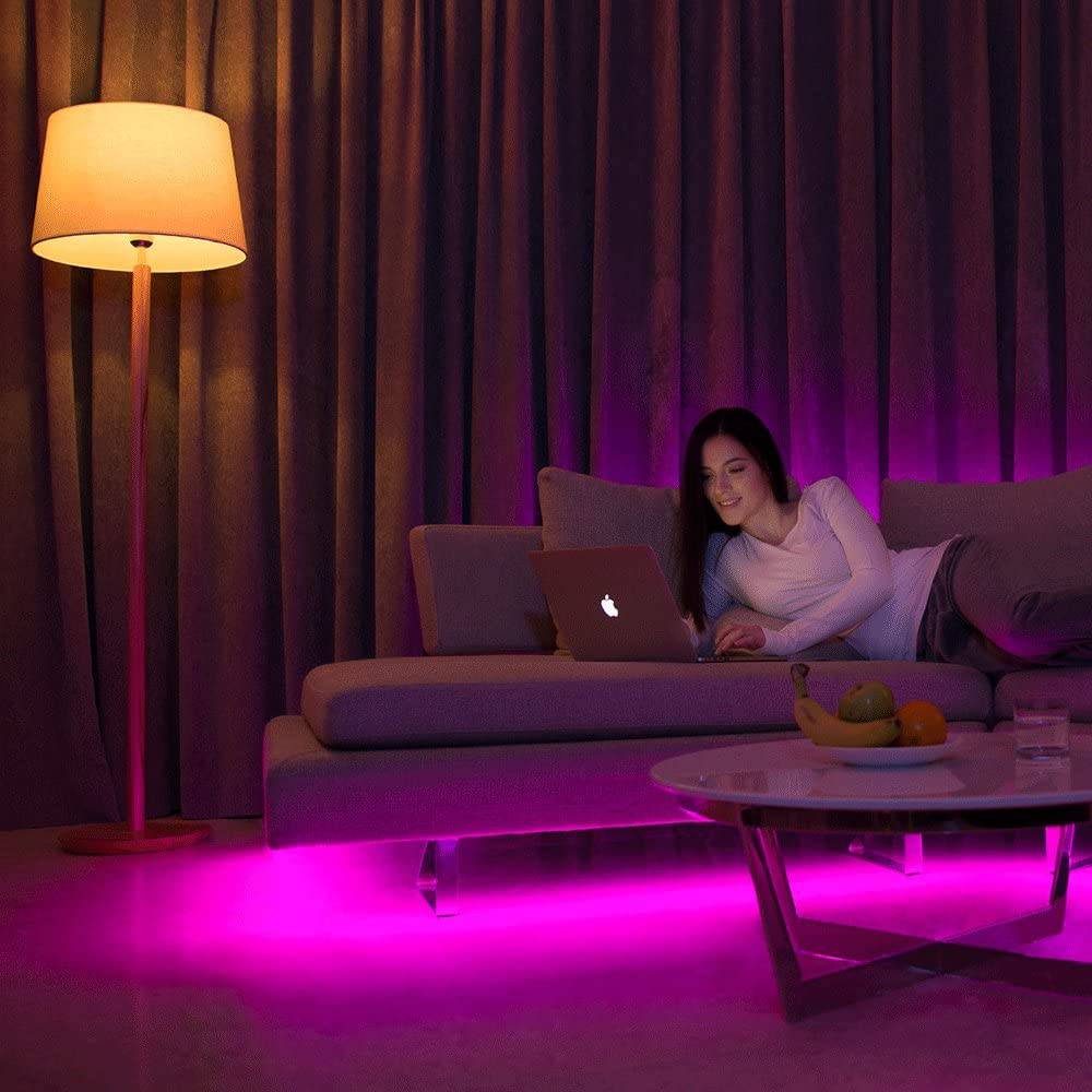 Yeelight Bombilla LED inteligente, 16 millones de colores, E26, 10 W, 110 V, RGB, regulable, 800 lm, bombillas Wi-Fi, compatible con Alexa, Asistente de Google (multicolor) - DIGVICE MX