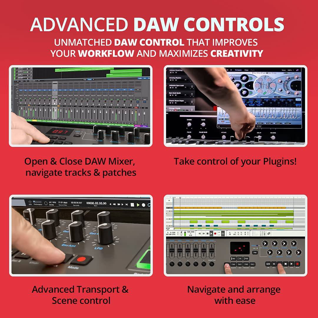 Nektar Impact LX61+ Keyboard Controller, MultiColored