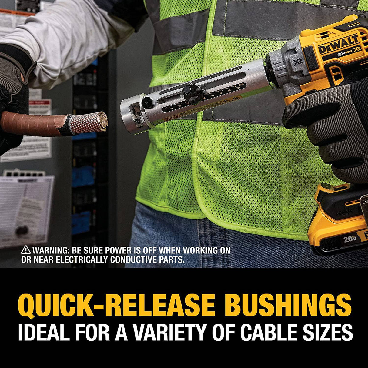 DEWALT 20V MAX XR Pelacables, kit inalámbrico (DCE151TD1) - DIGVICE MX