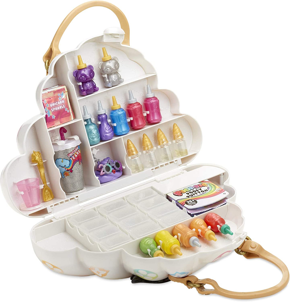 Poopsie Pooey Puitton Slime Surprise Slime Kit y estuche de transporte