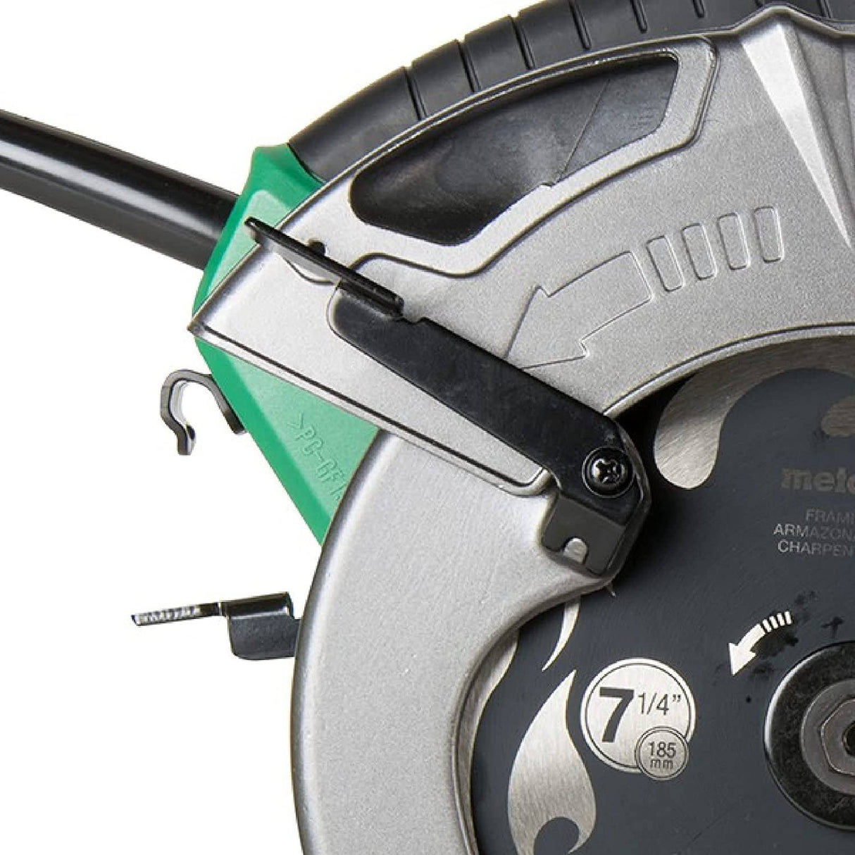 Kit de sierra circular Metabo HPT de 7-1/4 pulgadas | 6000 rpm, motor de 15 amperios | Soplador de polvo integrado | Hoja premium para enmarcar/desgarrar 24T | Ajuste de bisel con una sola mano | C7SB3 - DIGVICE MX